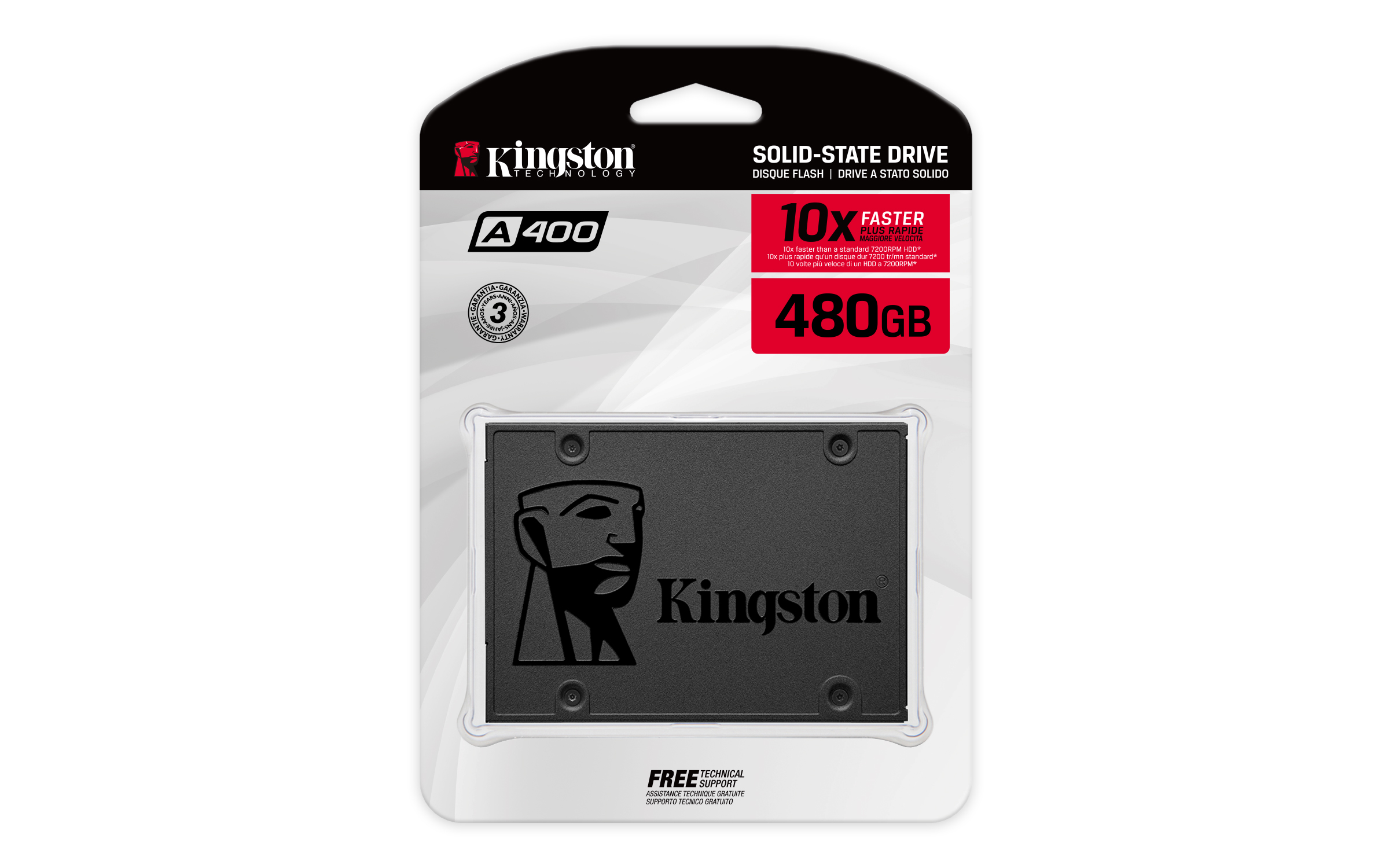 SSD Kingston A400 480GB Sata3 SA400S37/480G 2,5