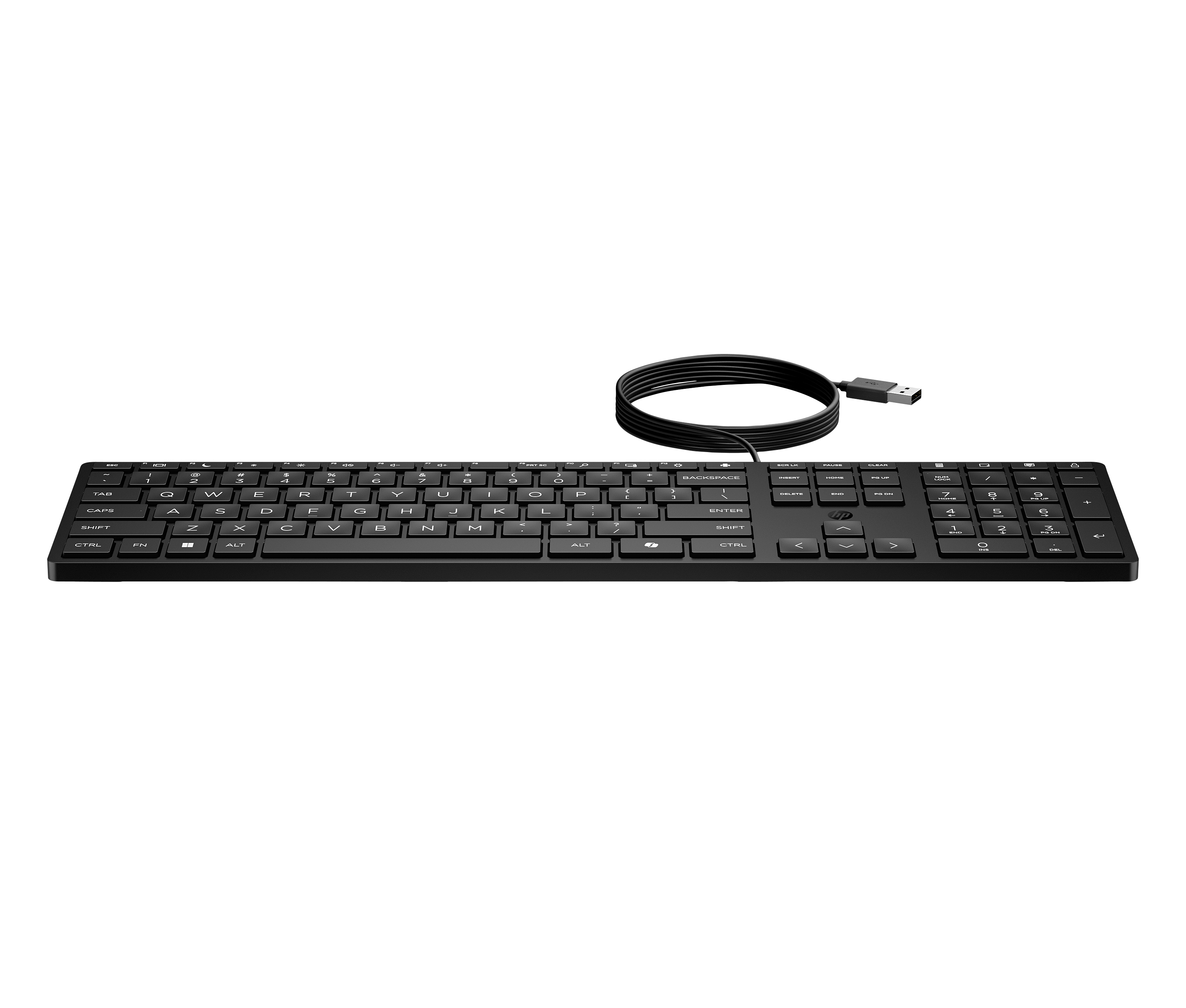 HP 320K Tastatur kabelgebunden schwarz