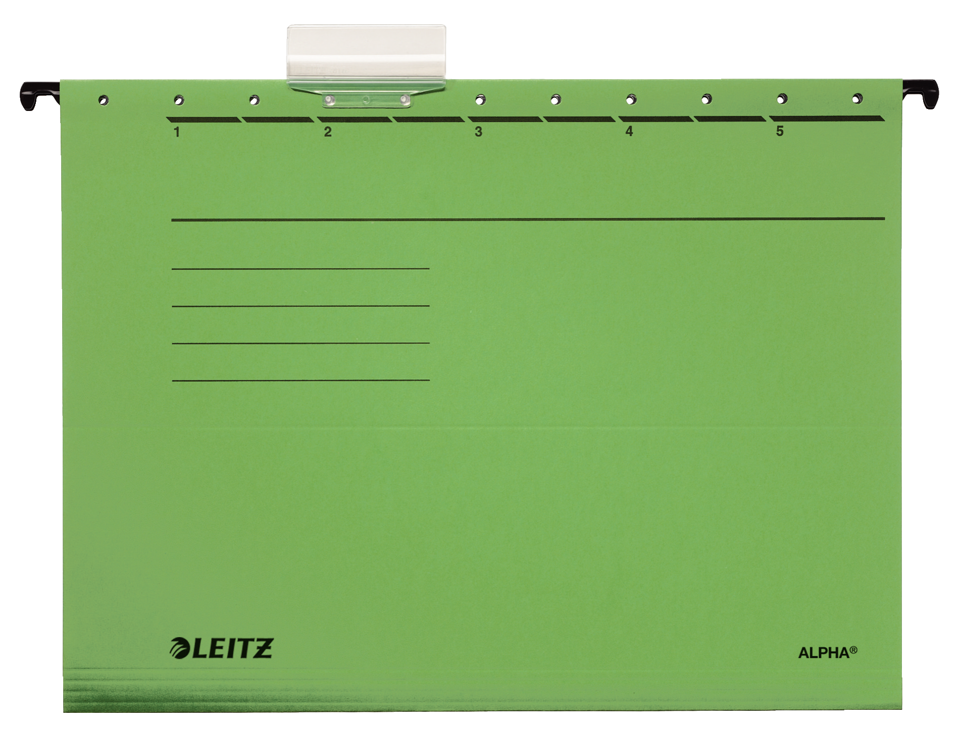 LEITZ Hängemappen ALPHA® 1985 grün, 5 St.