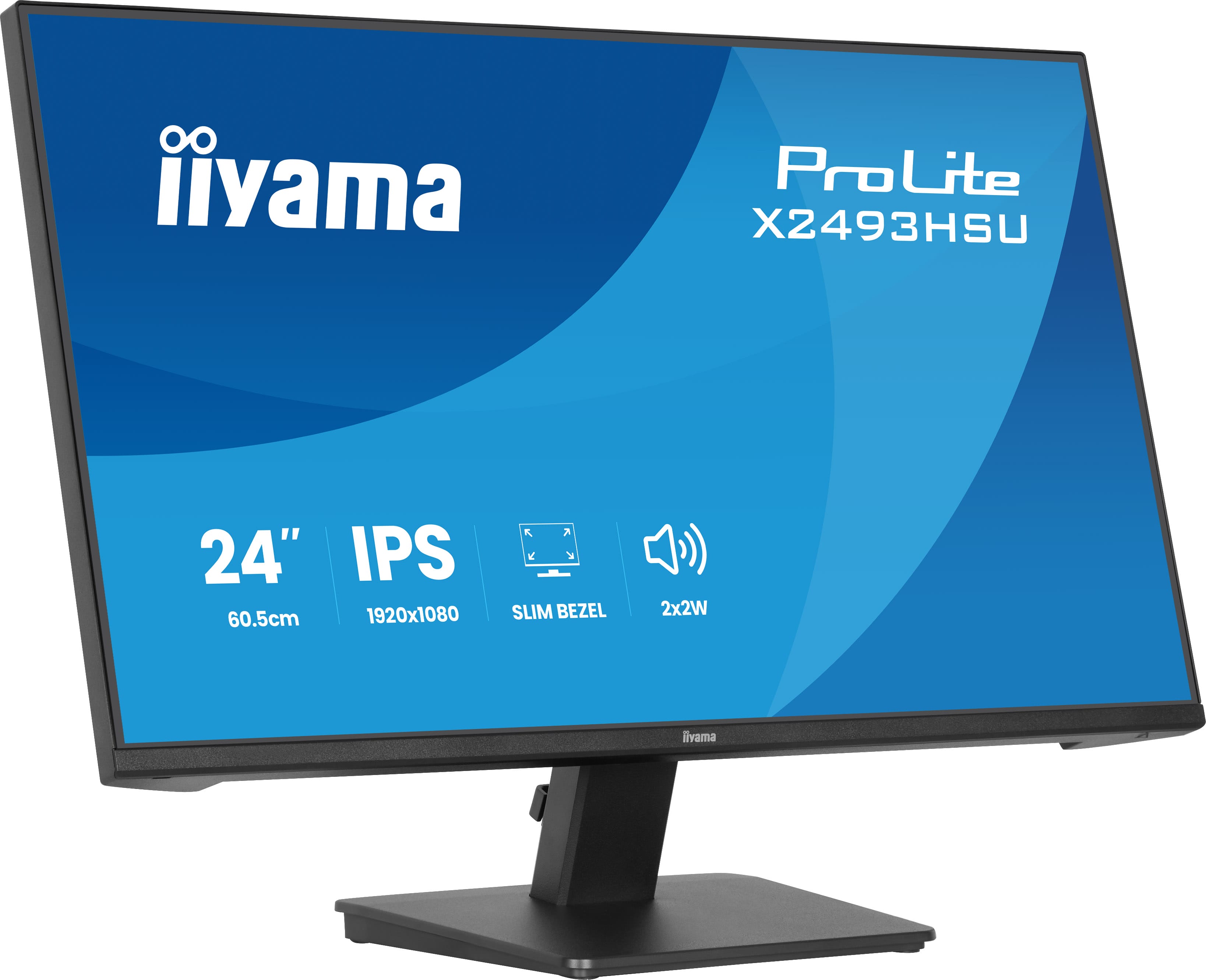IIYAMA 60.5cm (24) X2493HSU-B1 16:10 HDMI+DP+2xUSB IPS