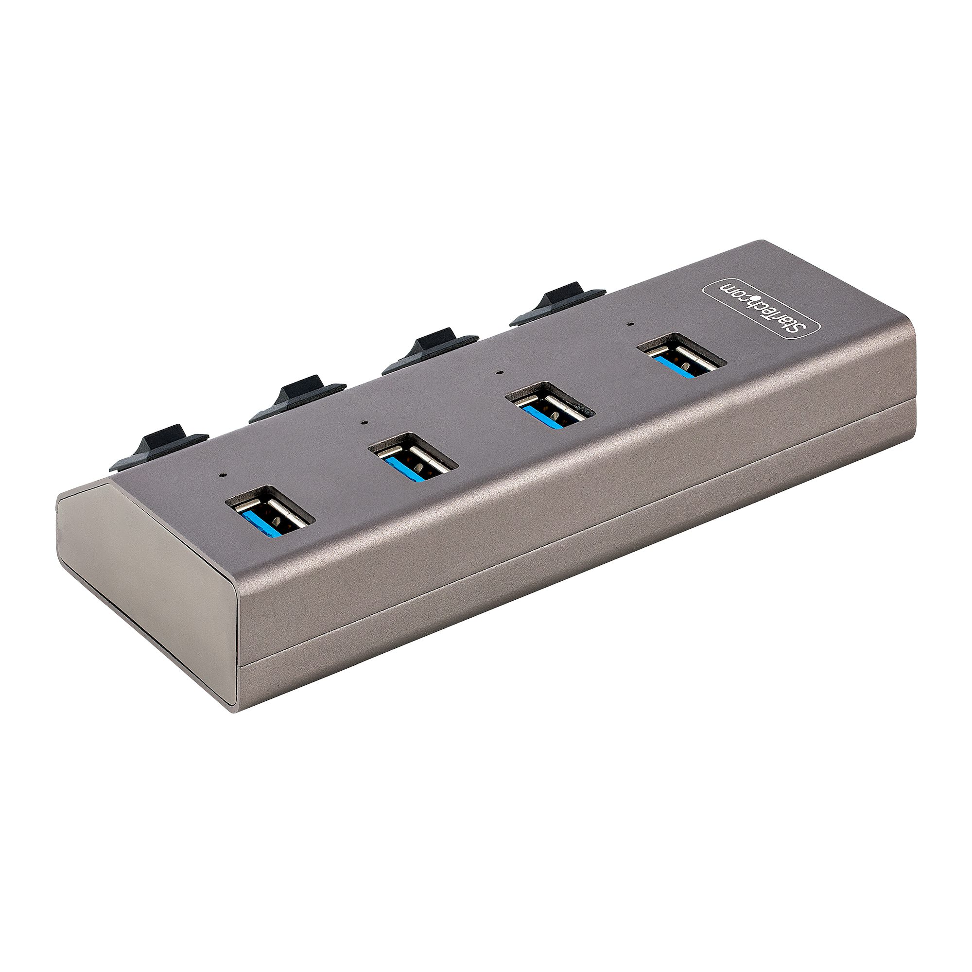 4-PT USB HUB W/ON/OFF SWITCHES WITH INDIVIDUAL ON/OFF SWITCHES