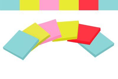 Post-it® Super Sticky Cosmic Haftnotizen extrastark farbsortiert, 6 Blöcke