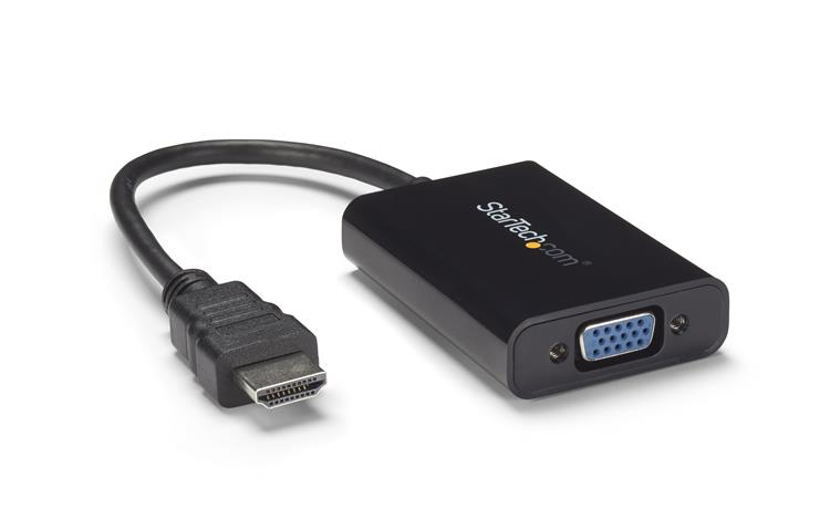 STARTECH.COM HDMI to VGA Video Adapter Converter with Audio for Desktop PC / Laptop / Ultrabook - 1920x1200