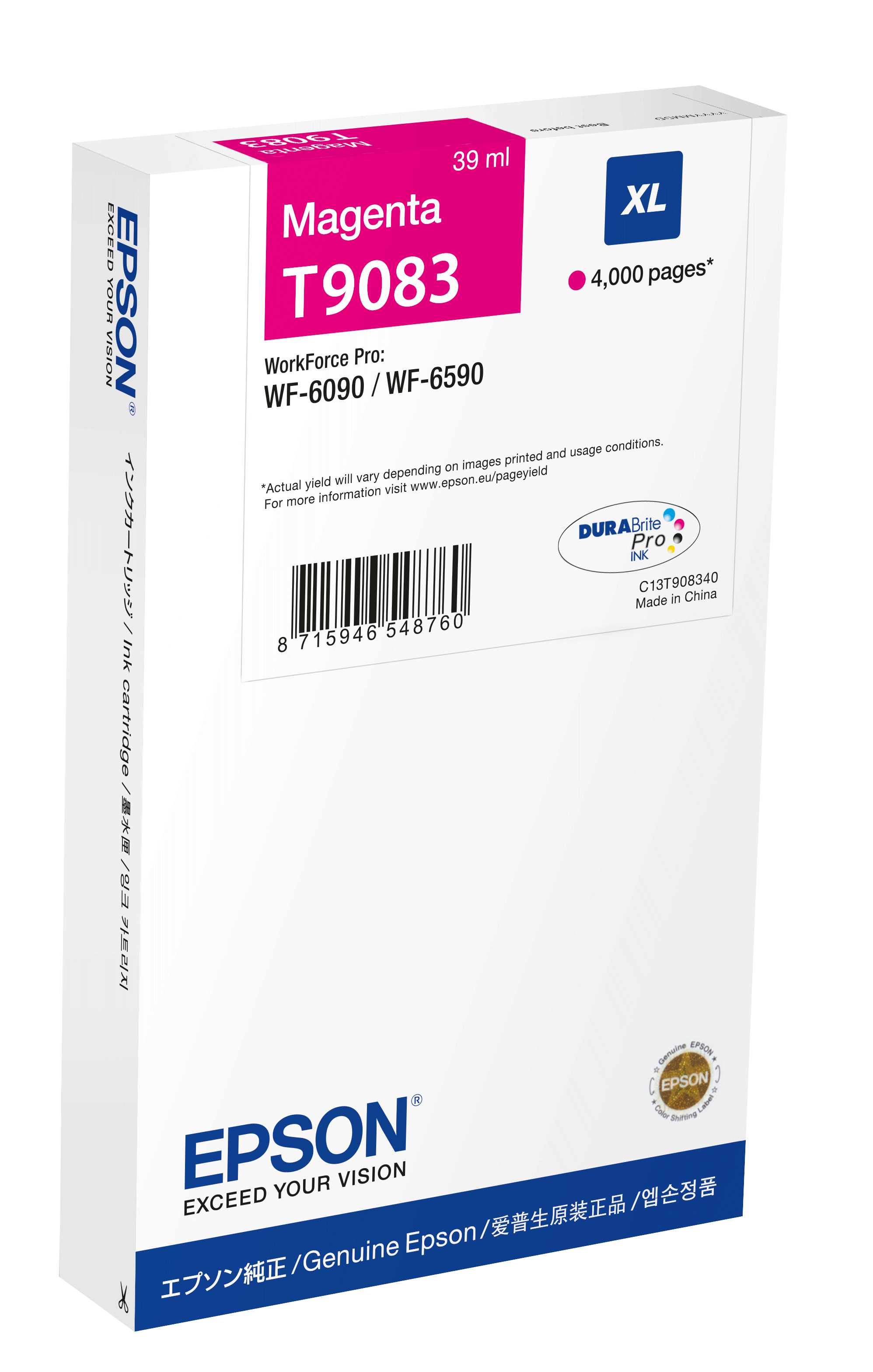 EPSON T9083XL magenta Druckerpatrone
