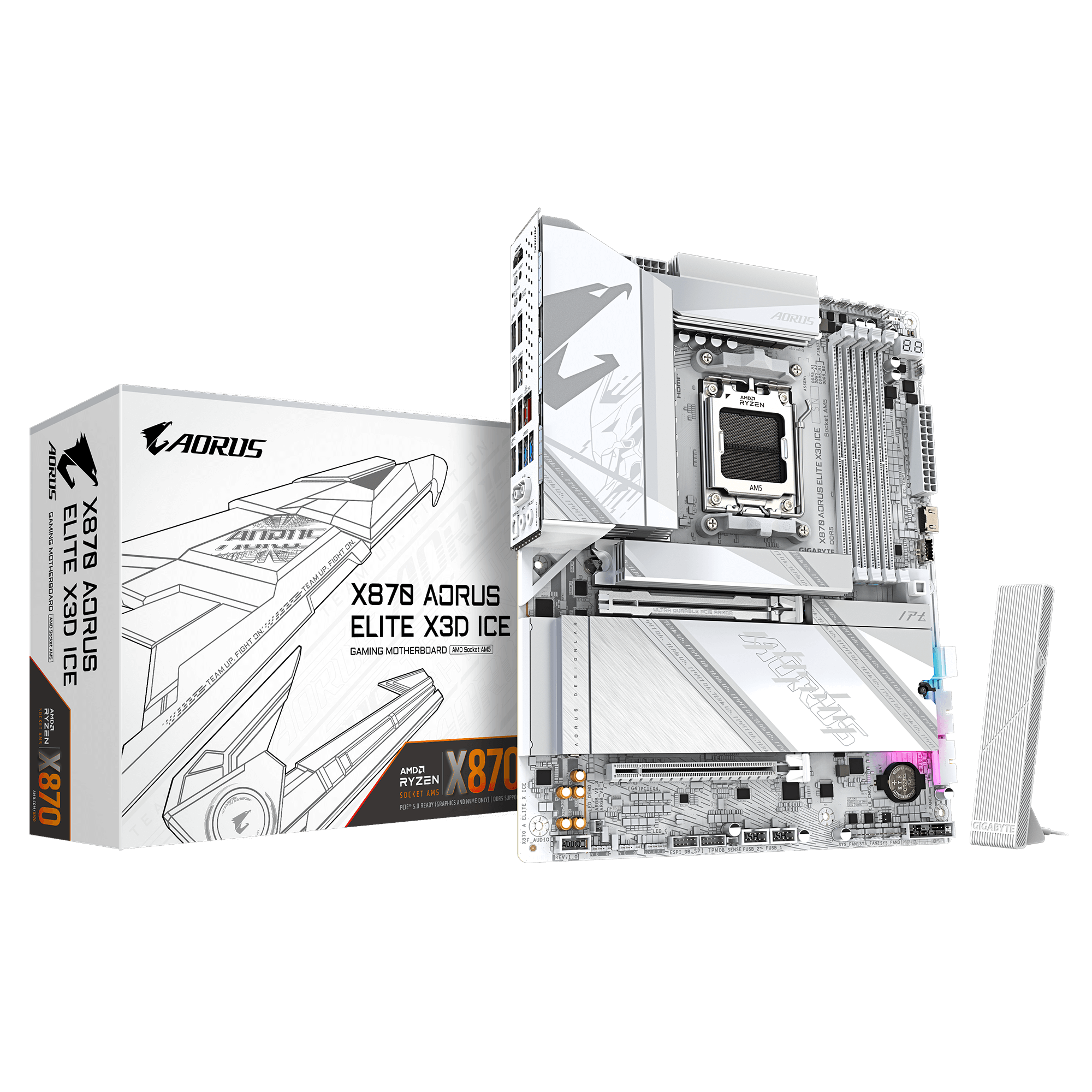 Gigabyte GA-X870 AORUS ELITE X3D ICE (AM5) (D)