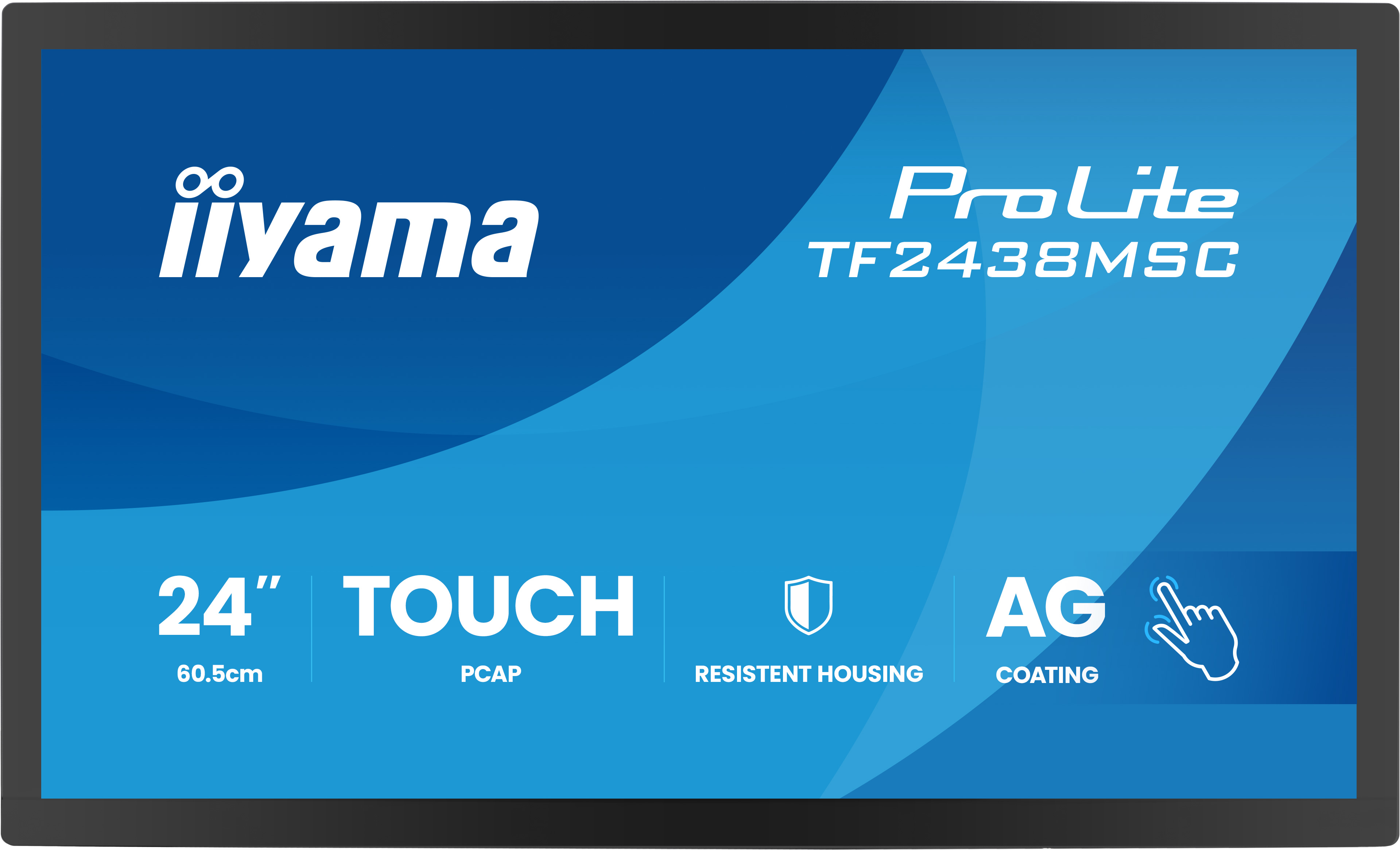 IIYAMA 60.5cm (23,8) TF2438MSC-B2 16:9 M-Touch HDMI+2xUSB