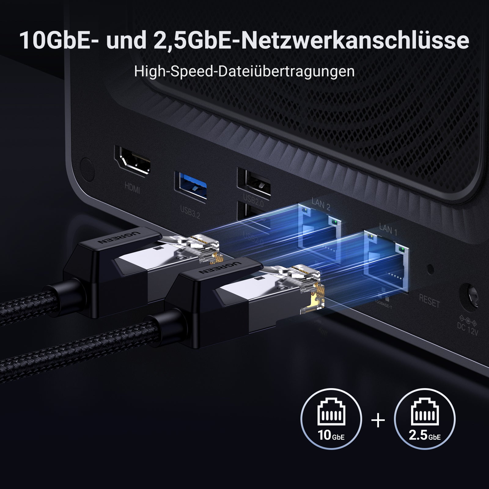 UGREEN DXP4800 Plus 4-Bay NAS Intel Pentium 8505 Diskless EU
