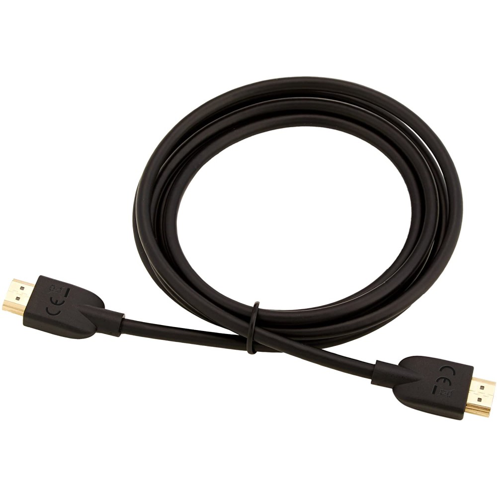 TECHLY HDMI 4K 60Hz High Speed Anschlusskabel mit Ethernet schwarz 2m