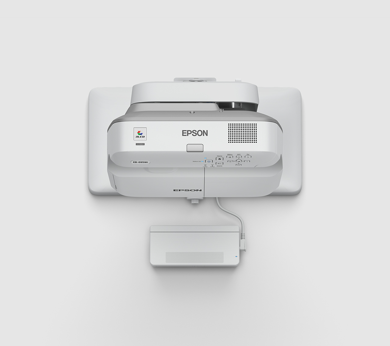 EPSON EB-695Wi 3LCD WXGA interactive ultra short throw projector 1280x800 16:10 3500 lumen 16W speaker