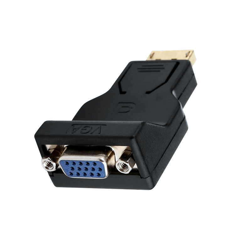 I-TEC Adapter DisplayPort zu VGA Aufloesung Full-HD 1920x1080/60 Hz vergoldeter DP-Stecker