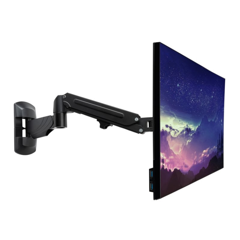 Display-Wandhalterung mit Gasdruckfeder, Monitorhalterung