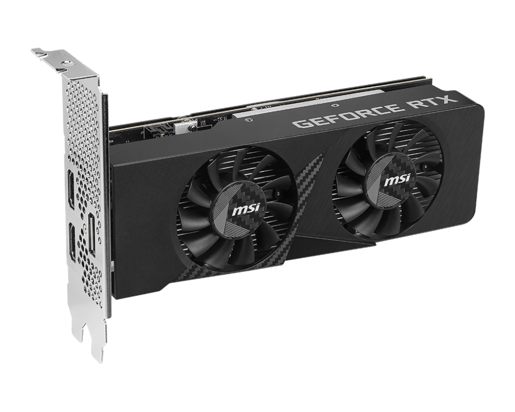 MSI RTX3050 LP E 6G OC 6GB GDDR6 HDMI DVI DP