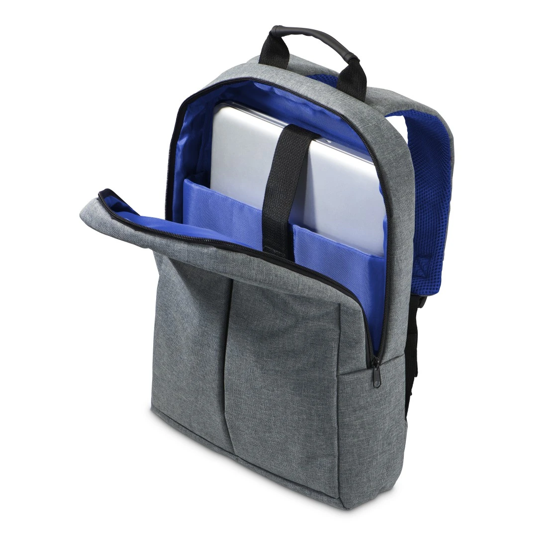 hama Laptop-Rucksack Genua Polyester grau bis 44,0 cm (17,3 Zoll)