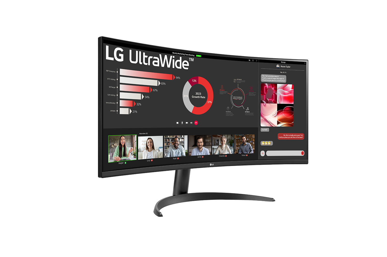 LG 86,36cm 34WR50QK-B UHD 21:9 VA DP HDMI
