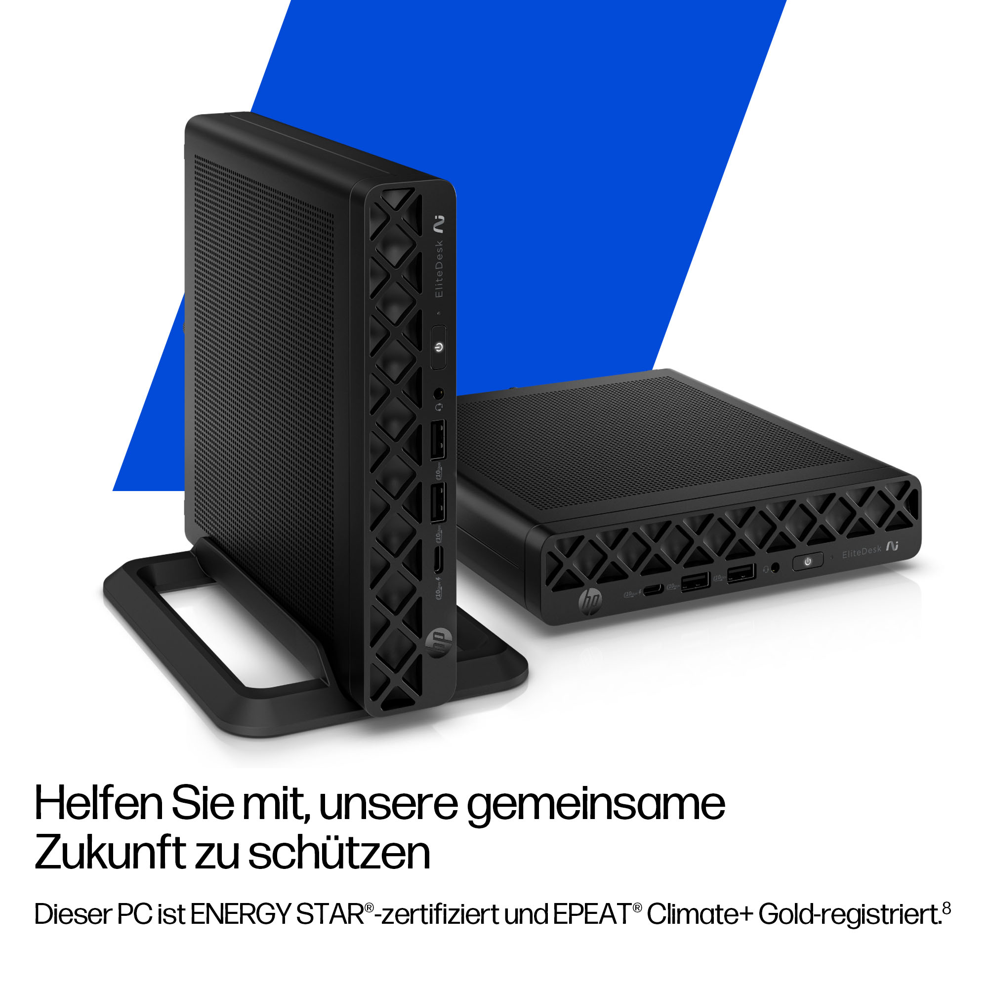 HP EliteDesk 8 Mini G1a AMD Ryzen AI 5 340 32GB 512GB/SSD W11P 3J Gar (DE)
