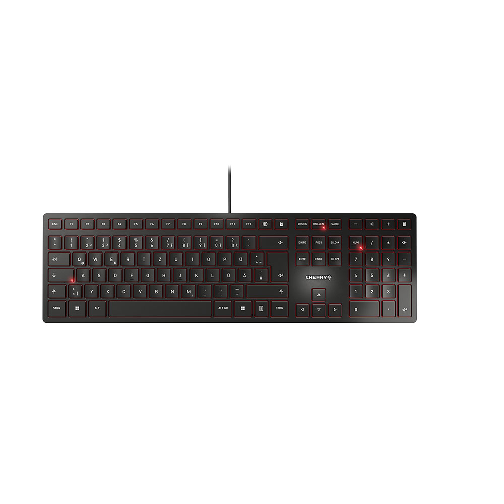 CHERRY KC 6000 SLIM Tastatur kabelgebunden schwarz