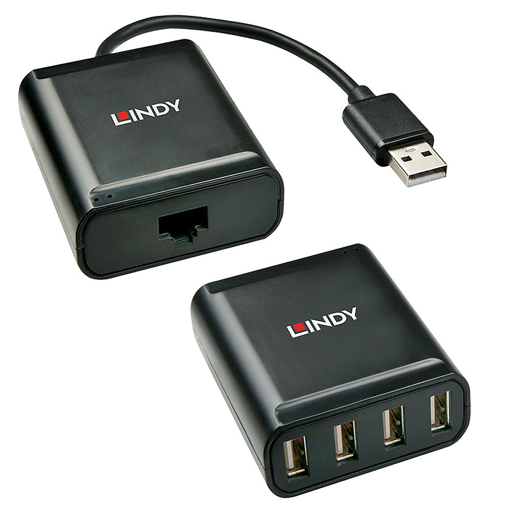 LINDY USB 2.0 Cat.5 Extender 60m 4 Ports