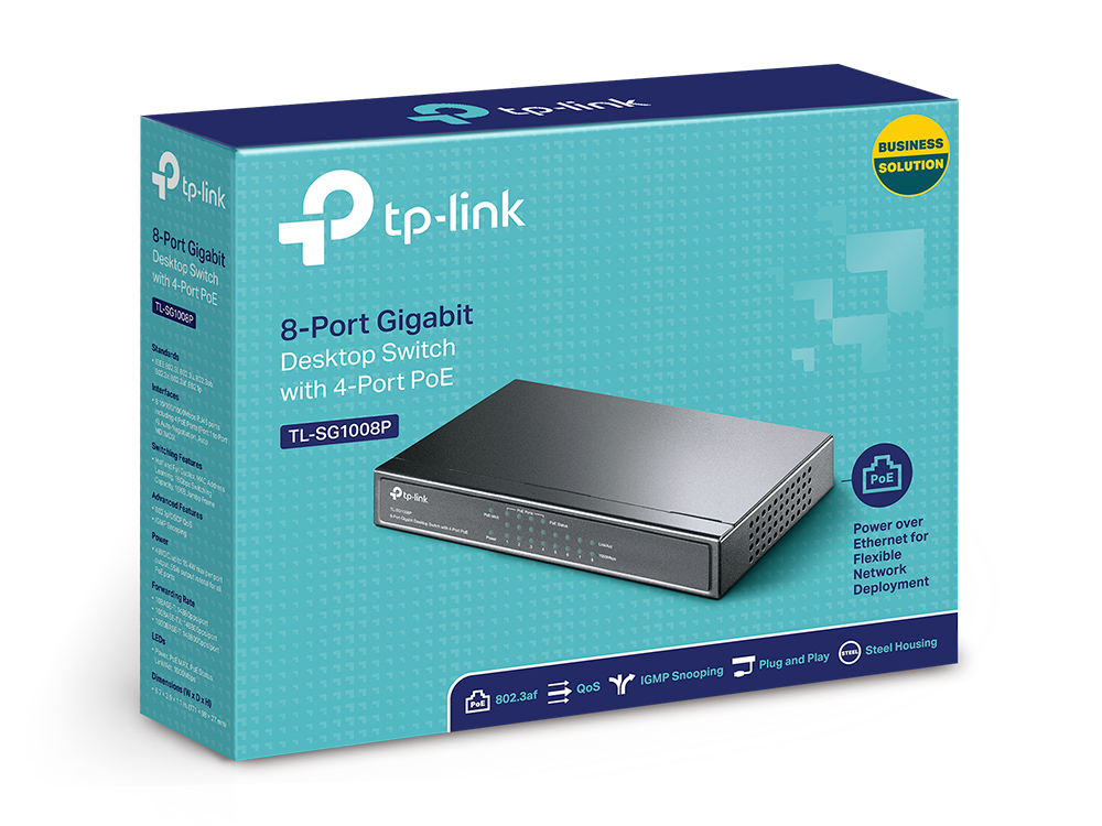 TL-SG1008P, Switch