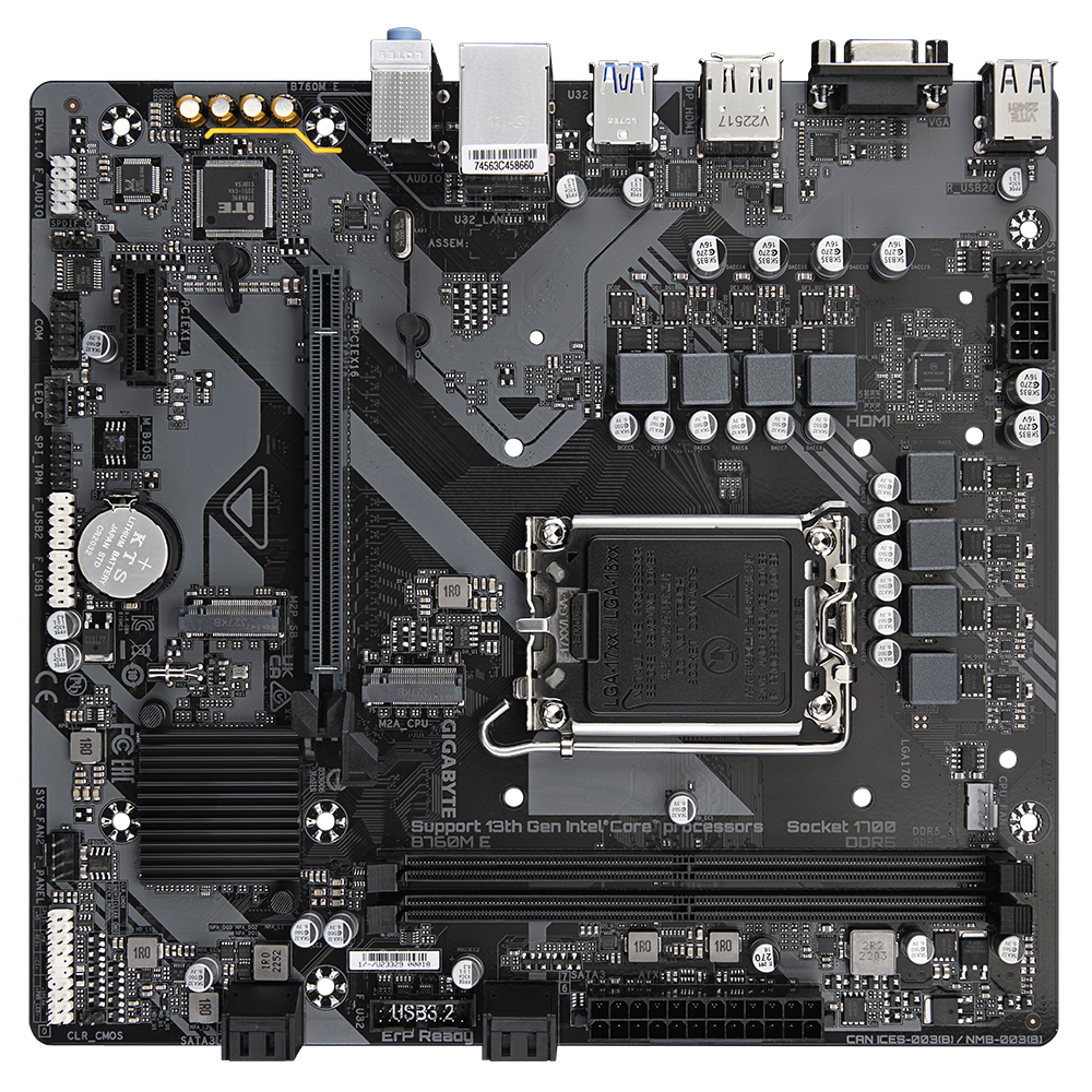 B760M E, Mainboard