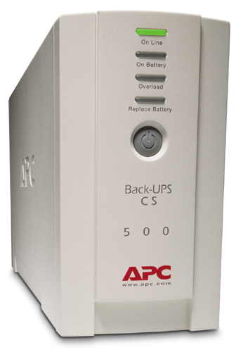 APC BK500EI Back-UPS 500, 230V, Batterie 12V, 7.0Ah