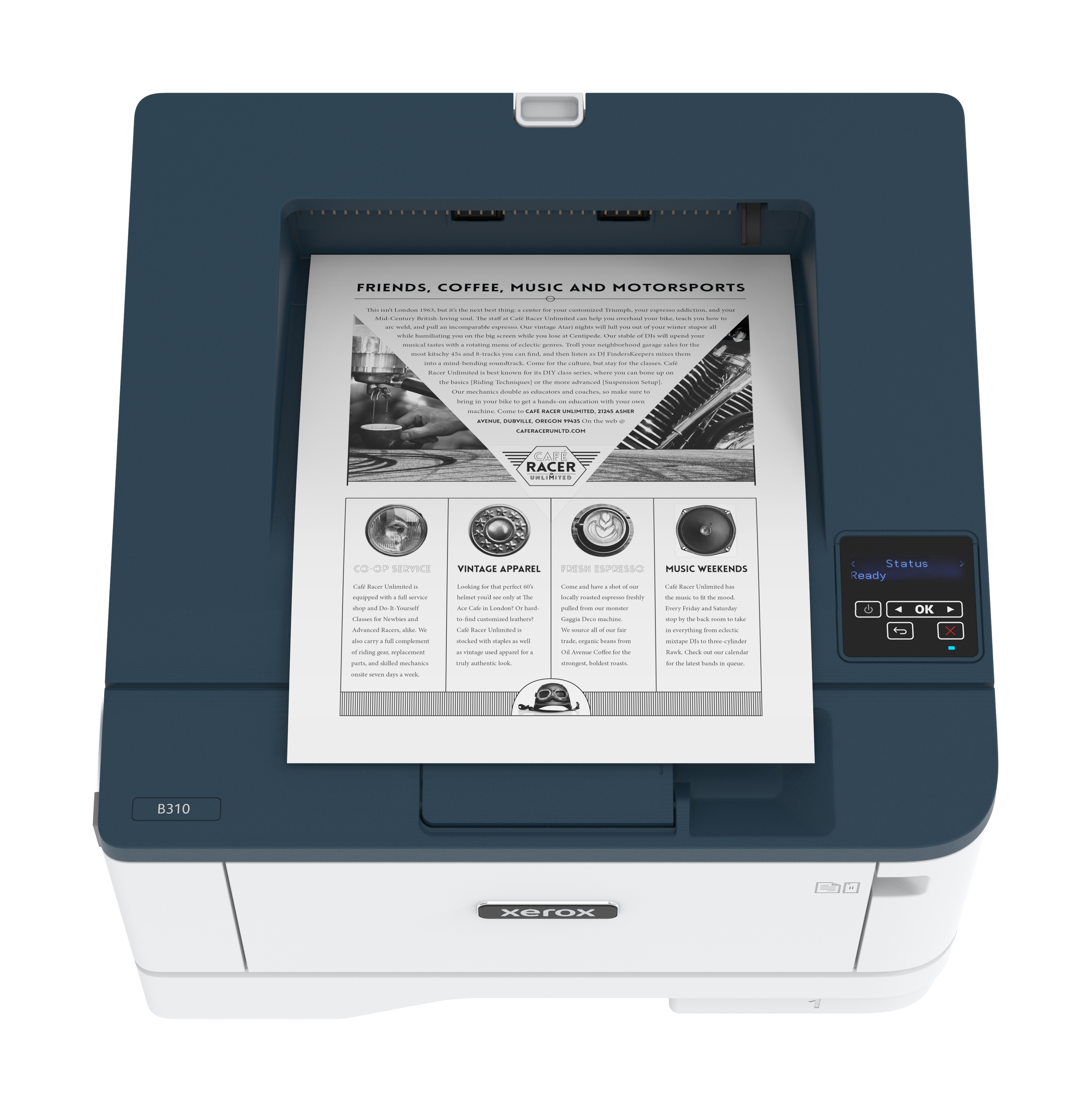 xerox B310 Laserdrucker weiß