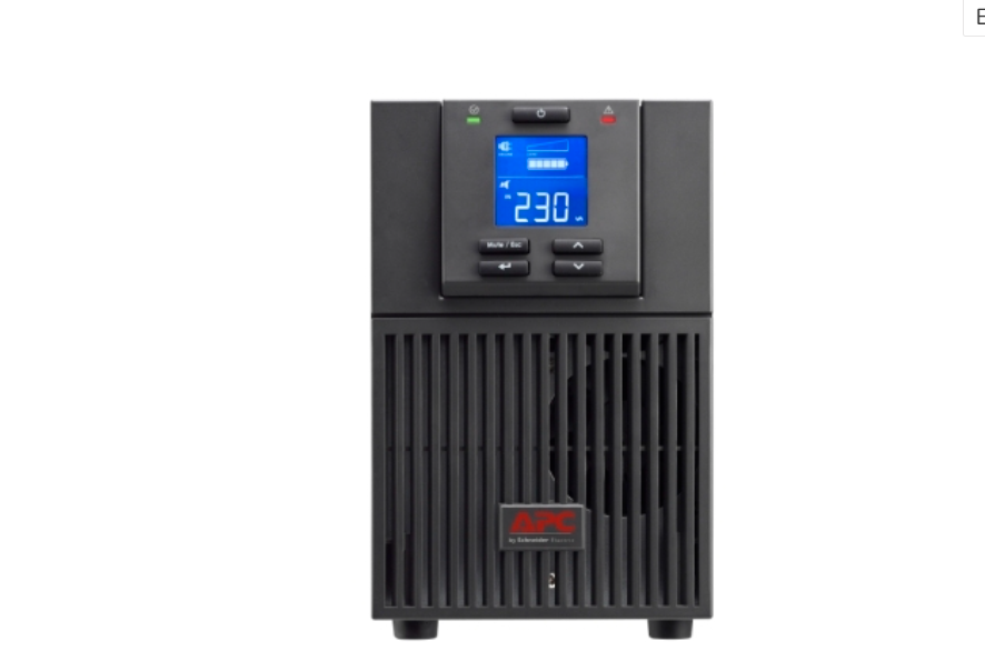 APC Easy UPS On-Line UPS tower AC 220/230/240V 1800Watt 2000VA 1-phase lead acid USB serial oc 4 PFC Europe BK RAL 7010