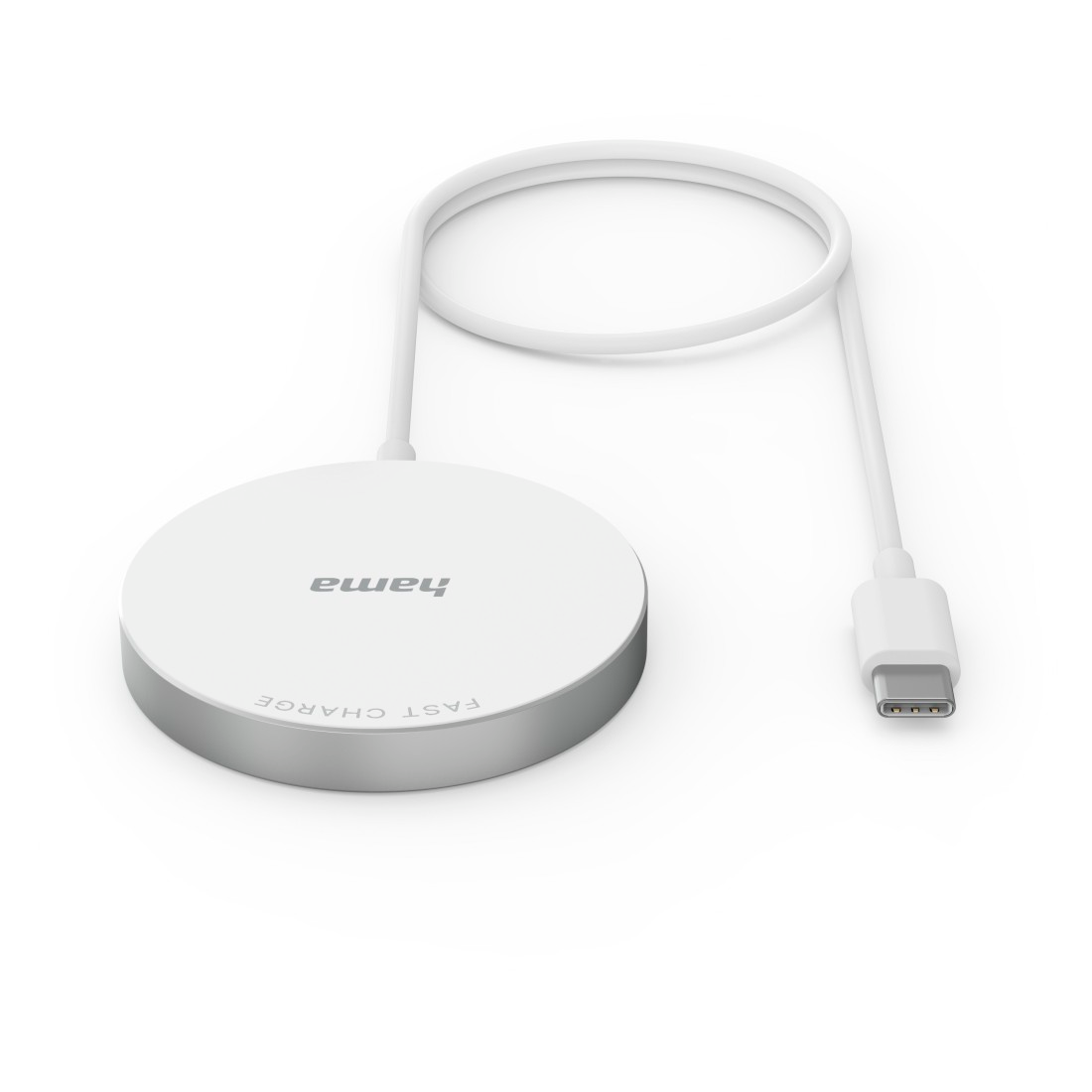 hama MagCharge FC15 Induktive Ladestation weiß, 15 Watt