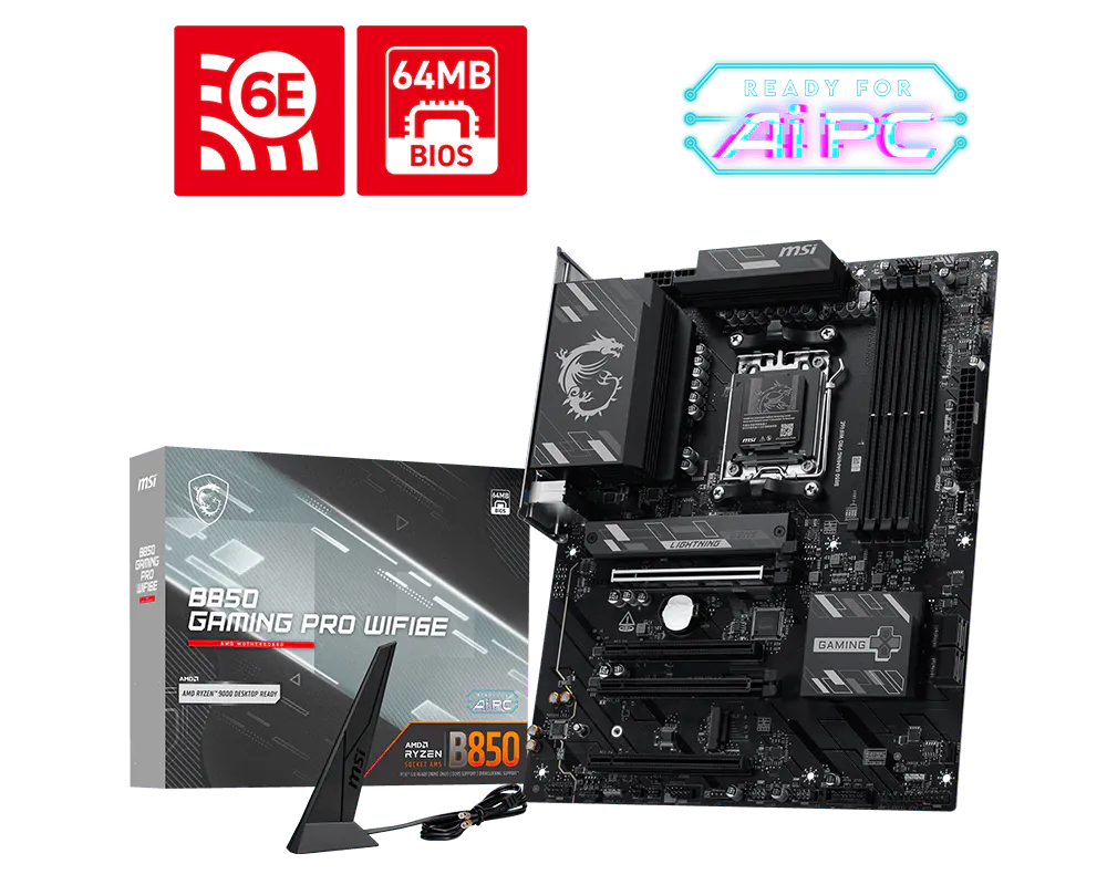 MSI B850 GAMING PRO WIFI6E (AM5)
