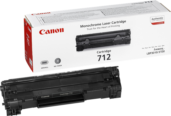 Canon 712 BK schwarz Toner