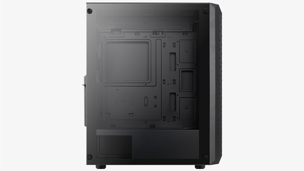 AeroCool Geh Midi Beam-G v1 MicroATX/ATX/MiniITX (B)