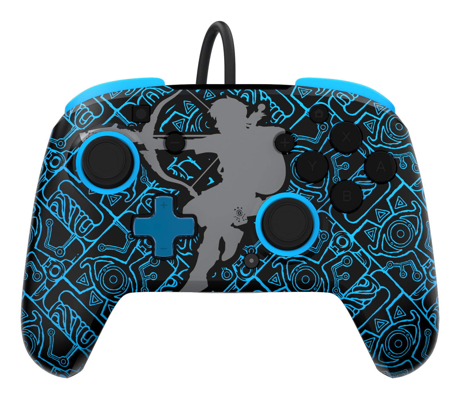 PDP Controller Rematch Wired SheikahShoot GlowintheDark Swit