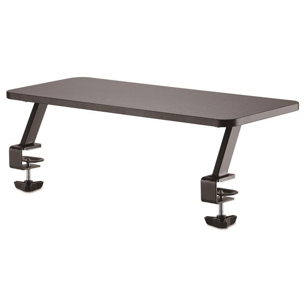 MONITOR RISER - CLAMP ON MONITOR SHELF - EXTRA WIDE