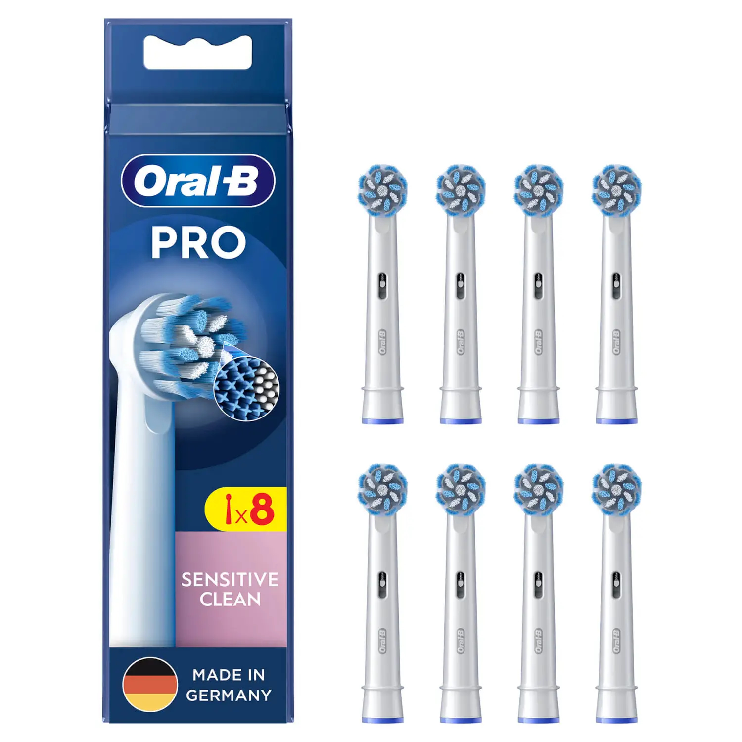 Oral-B Pro Sensitive Clean Aufsteckbürsten 8er-Pack