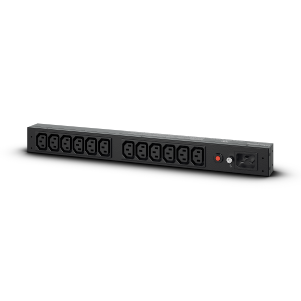 CYBERPOWER Basic Series PDU20BHVIEC12R Rack AC 200/230V input IEC 60320 C20 output connectors 12 power IEC 60320 C13 1U