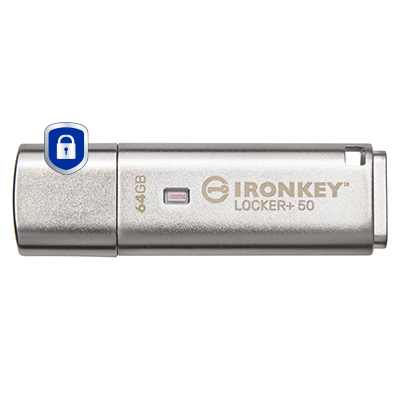 IronKey Locker+ 50 64 GB, USB-Stick