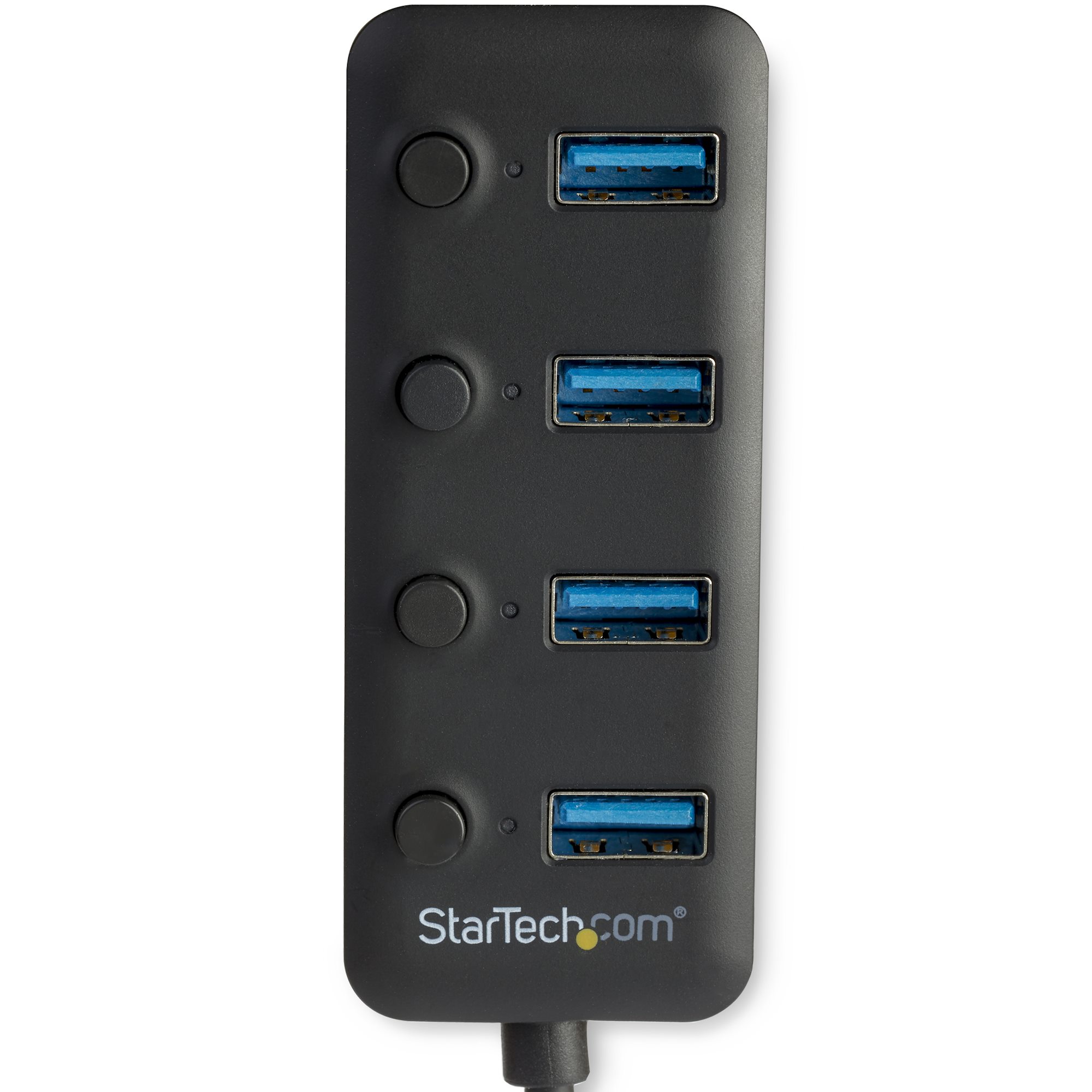 4-PORT USB 3.0 HUB WITH ON/OFF WITH INDIVIDUAL ON/OFF SWITCHES