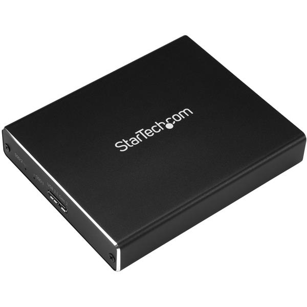 HDD DRIVE ENCLOSURE DUAL-SLOT MAX. 2TB M.2 (NGFF. B-KEY) RAID