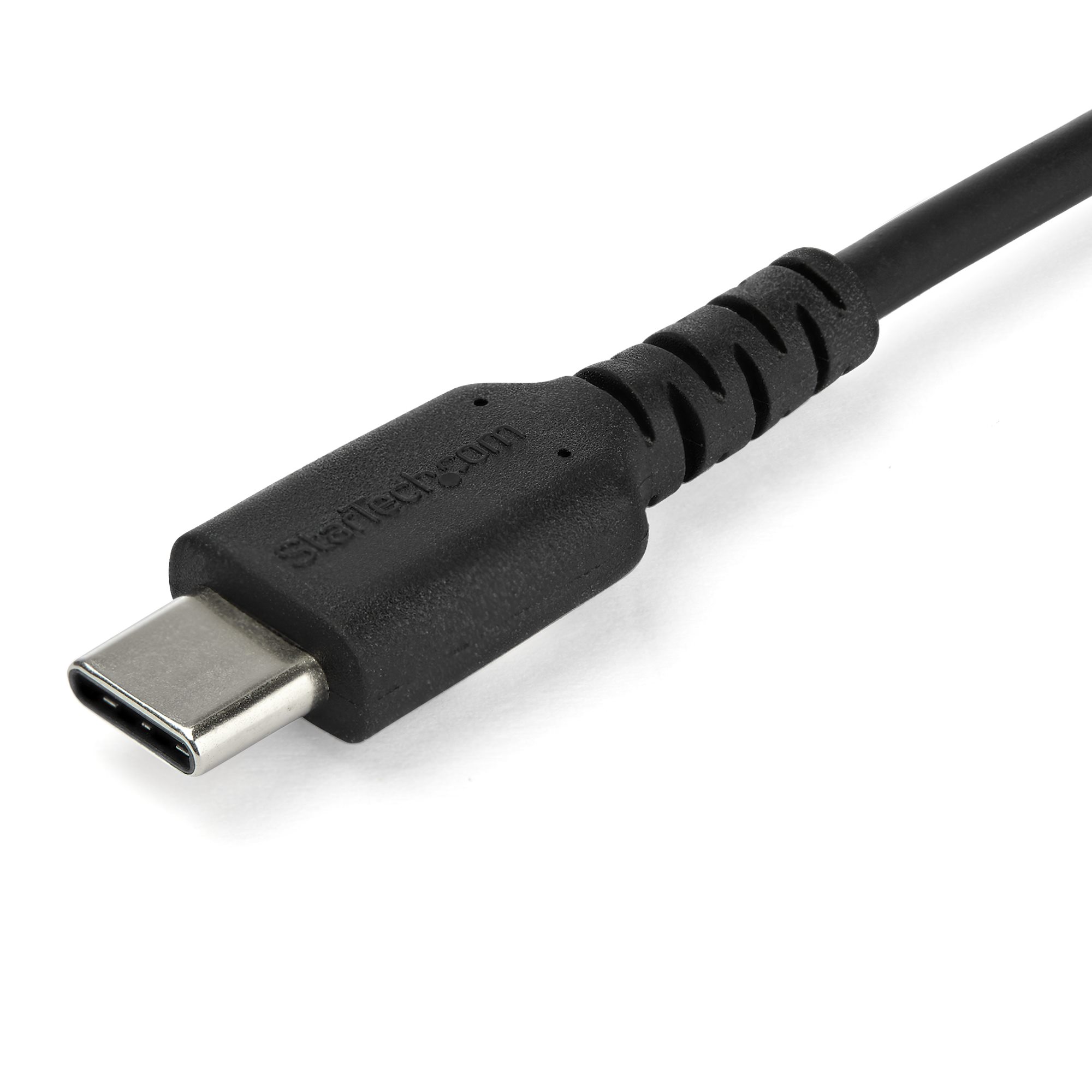 STARTECH.COM RUSB2CC2MB USB-C Kabel 2m hochwertiges USB 2.0 Typ-C Datenübertragungs und Ladekabel St/St Schwarz