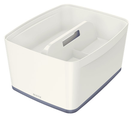 LEITZ MyBox Einsatz für Aufbewahrungsboxen 6,0 l perlweiß 37,5 x 30,7 x 10,1 cm, 1 St.
