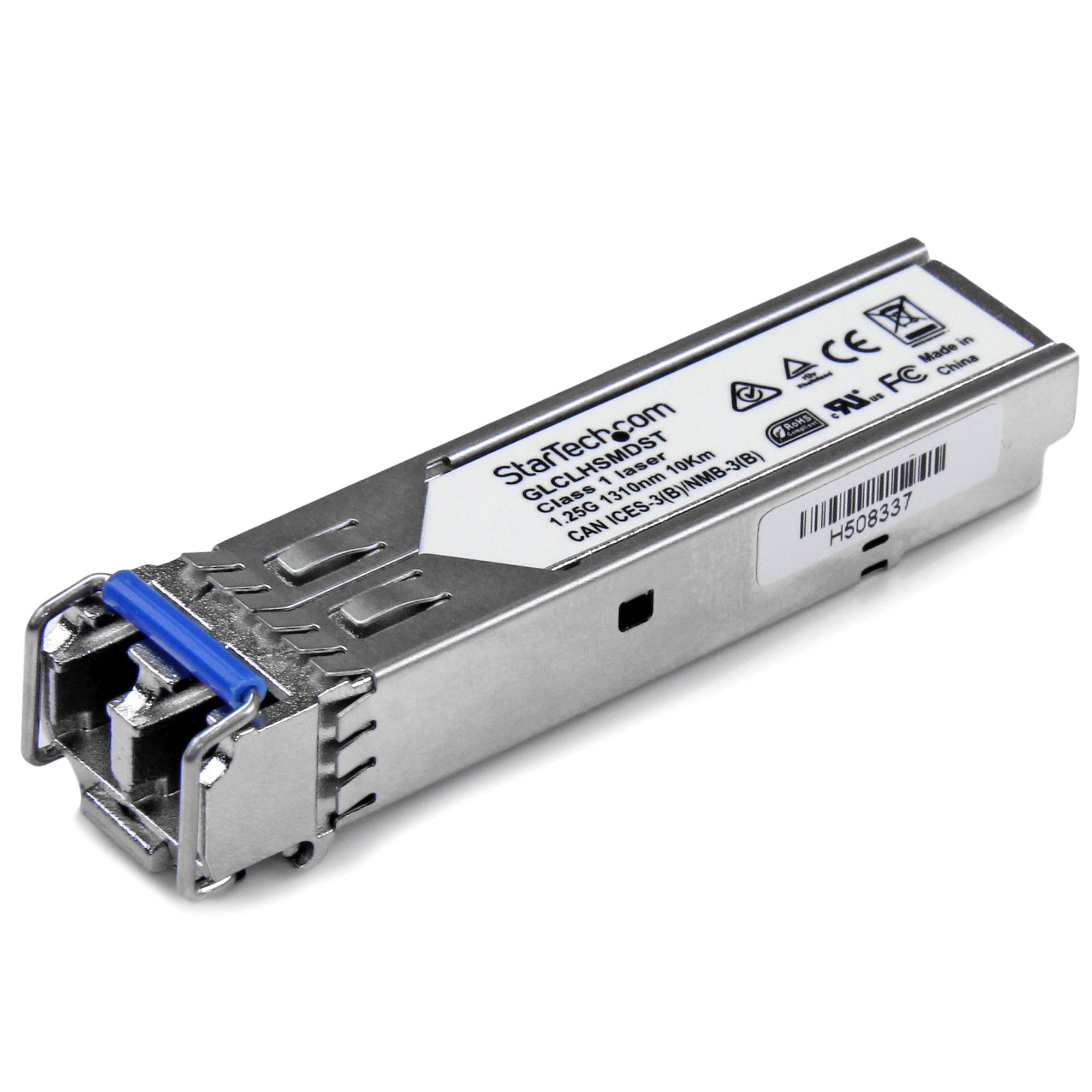 STARTECH.COM Gigabit LWL SFP Transceiver Modul - Cisco GLC-LH -SMD kompatibel - SM/MM LC - 10km / 550m - 1000Base-LX/LH - Mini-G
