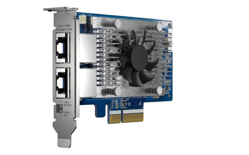 QNAP QXG-10G2T-X710 Netzwerkadapter-PCIe 10 GBE RJ45 x2