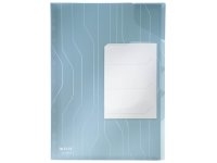 LEITZ Organisationshüllen CombiFile DIN A4 blau genarbt 0,20 mm, 3 St.