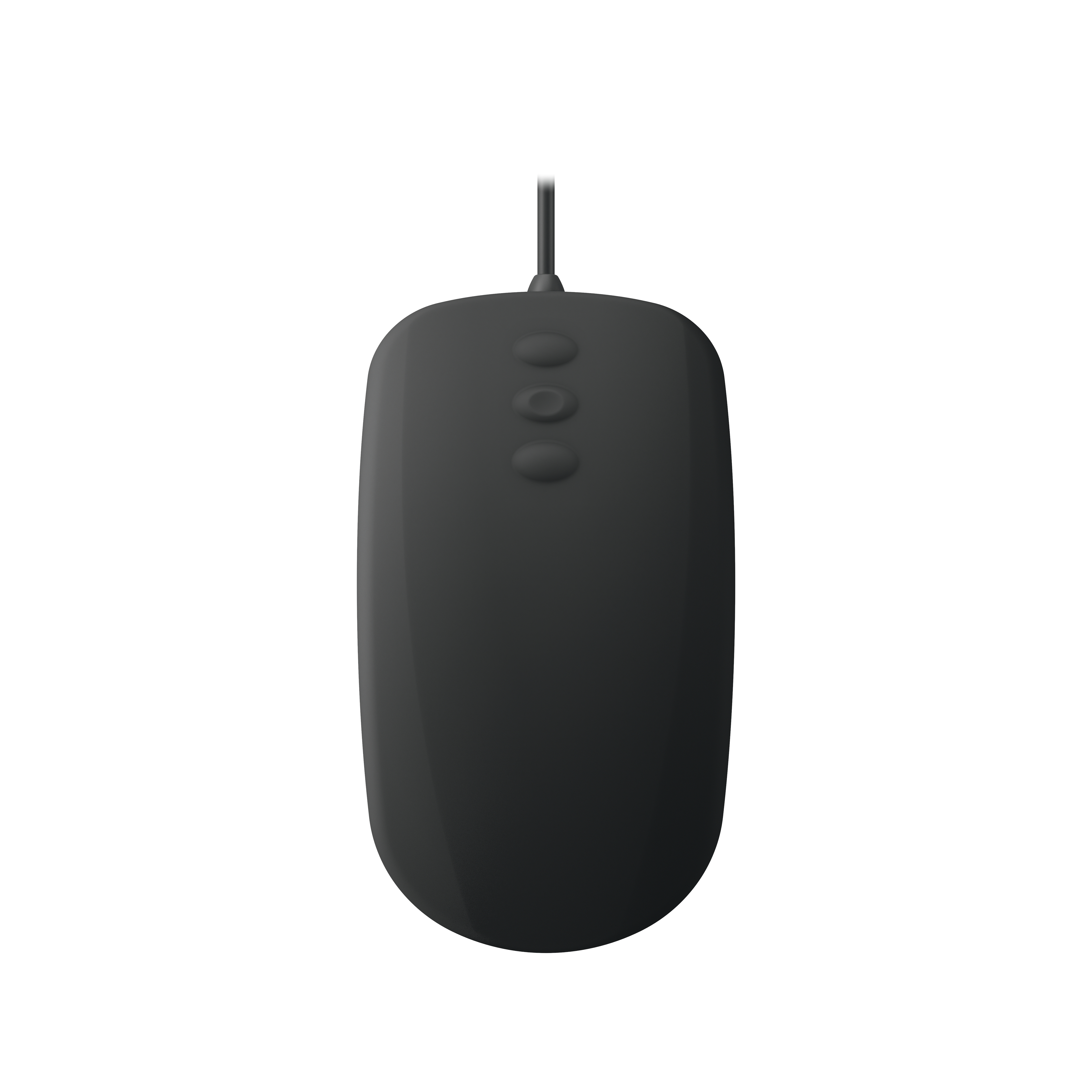 CHERRY AK-PMH3 Medical Mouse 3-Button Scroll Hygiene-Maus kabelgebunden schwarz