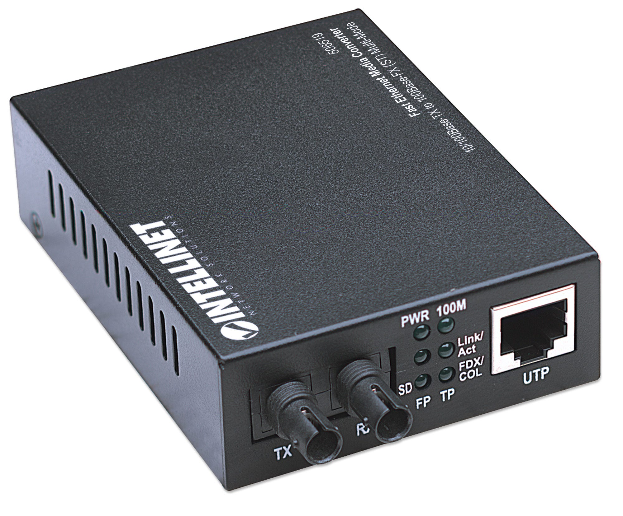 INTELLINET Medienkonverter Fast Ethernet Multimode 2km sw