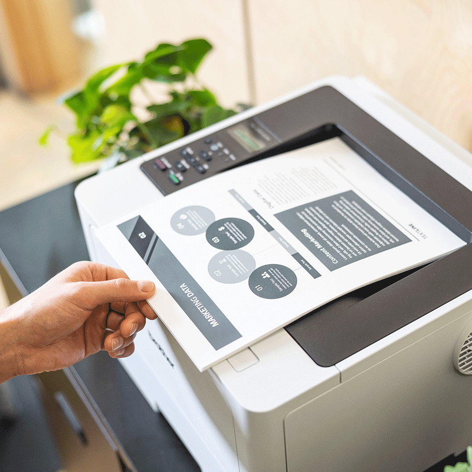 brother HL-L5210DWT Laserdrucker grau