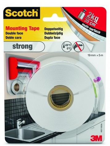 Scotch FIX™ INTERIOR doppelseitiges Klebeband 19,0 mm x 5,0 m, 1 Rolle