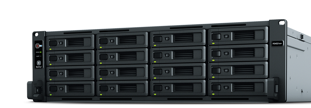 RS4021XS+ 3U 16BAY 16GB DDR4 2XUSB 3.2 4XRJ45 1GB 2XRJ45 10GB