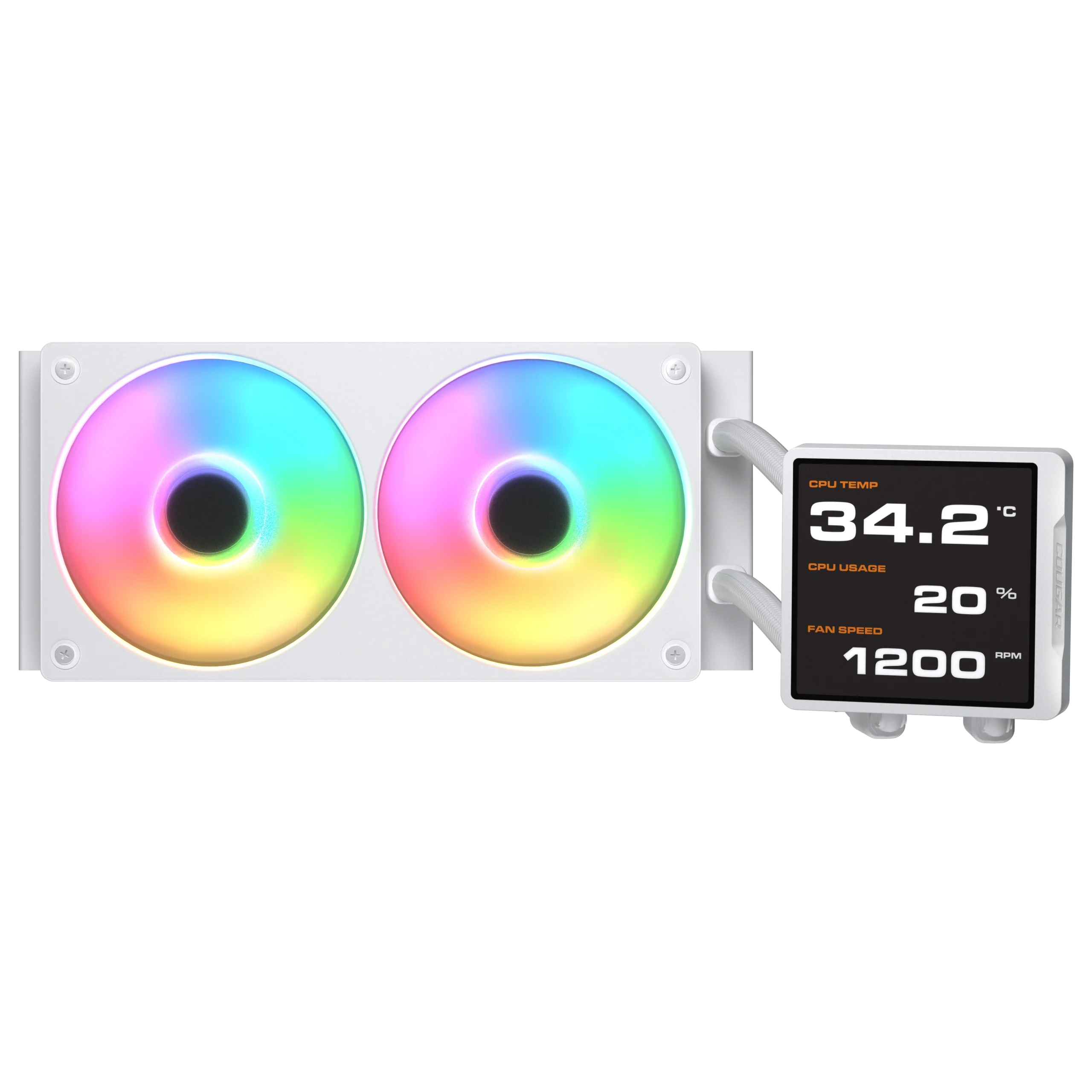 COUGAR CPU Wasserkühlung Poseidon Vistek Pro 240,ARGB,Weiß