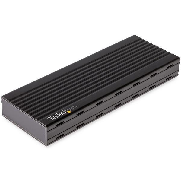 STARTECH.COM M.2 NVMe SSD-Gehäuse für PCIe-SSDs - USB 3.1 Gen 2 Type C - Thunderbolt 3-kompatibel - M2E1BMU31C