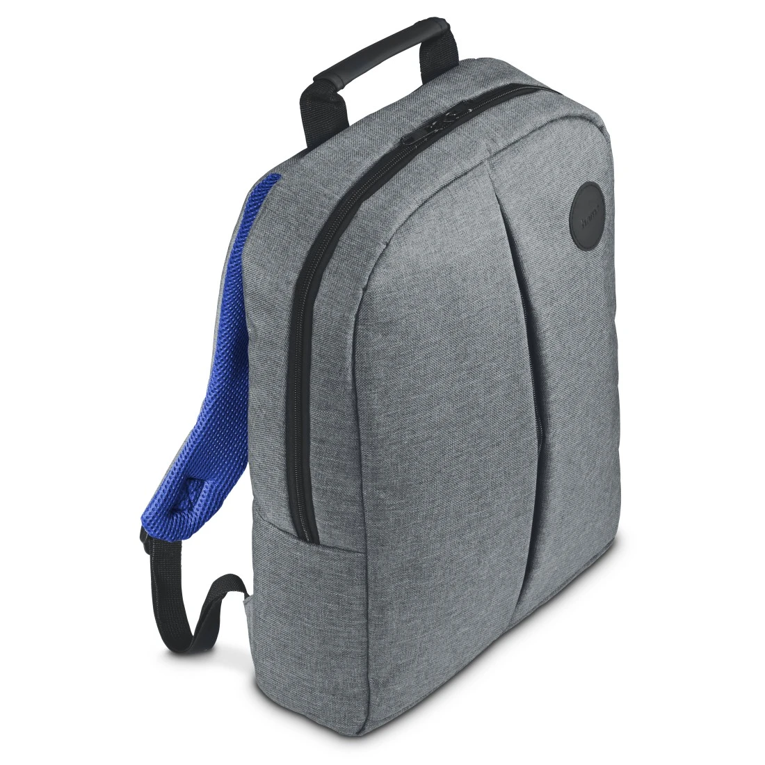 hama Laptop-Rucksack Genua Polyester grau bis 39,6 cm (15,6 Zoll)